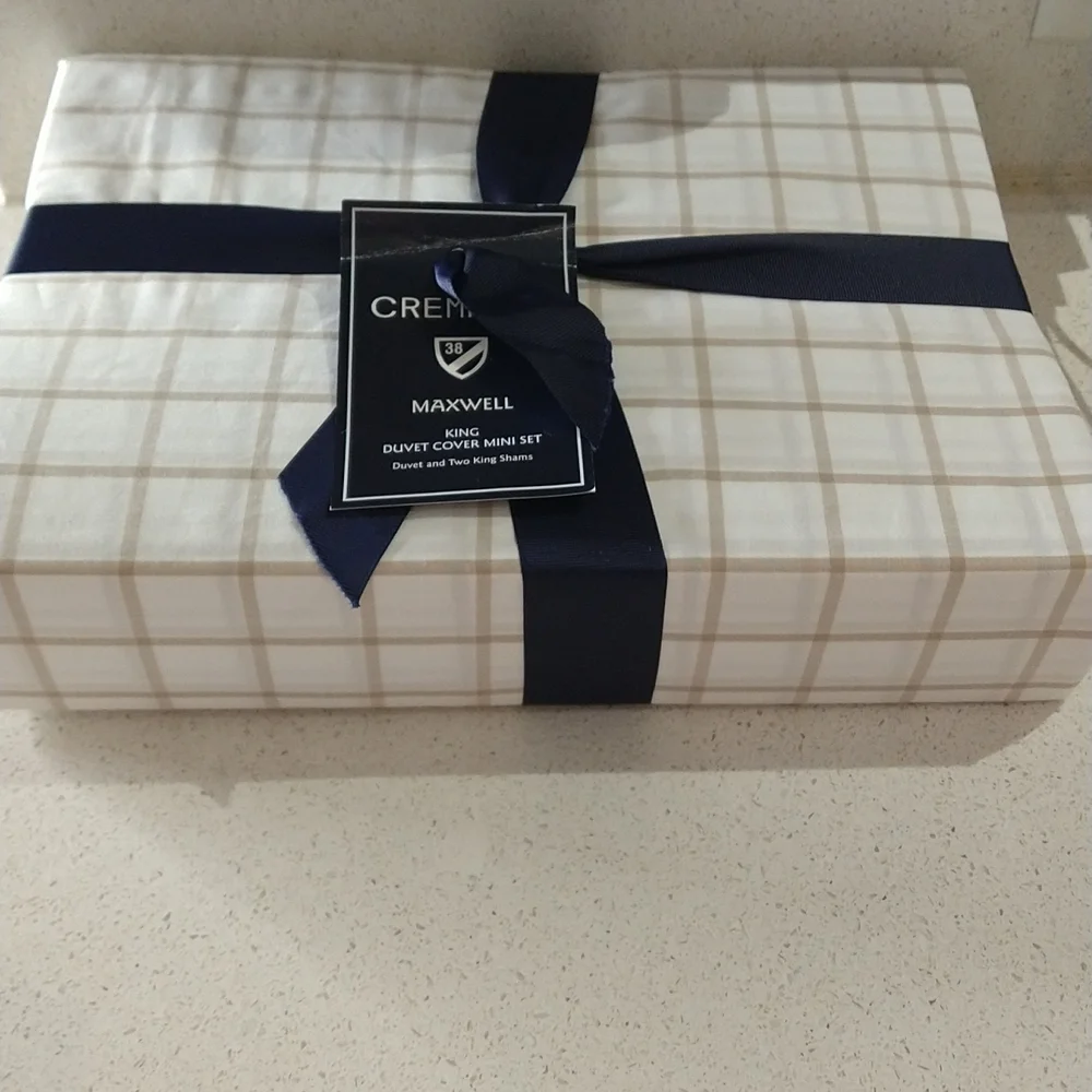 Cremieux Maxwell Plaid Duvet Cover Mini Set